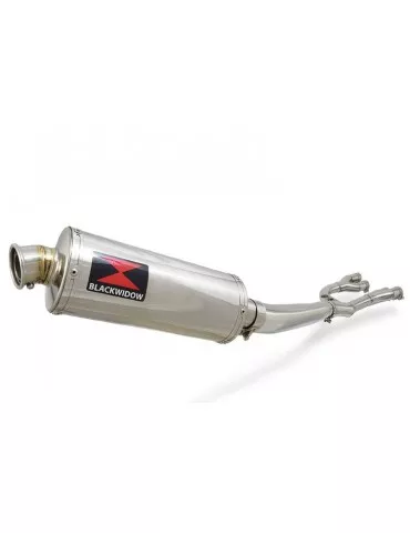 GSX1400 GSX 1400 4-1 Collecteur et Silencieux Ovale En Inox 300mm
