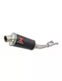 GSX1400 GSX 1400 4-1 Collecteur et Silencieux Ovale En Carbone 300mm