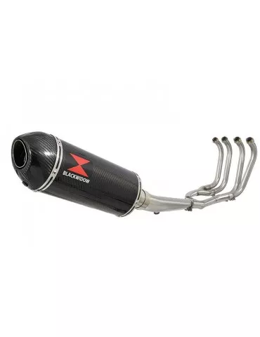 GSX1400 GSX 1400 4-1 Ligne complète & Silencieux Ovale En Carbone 300mm