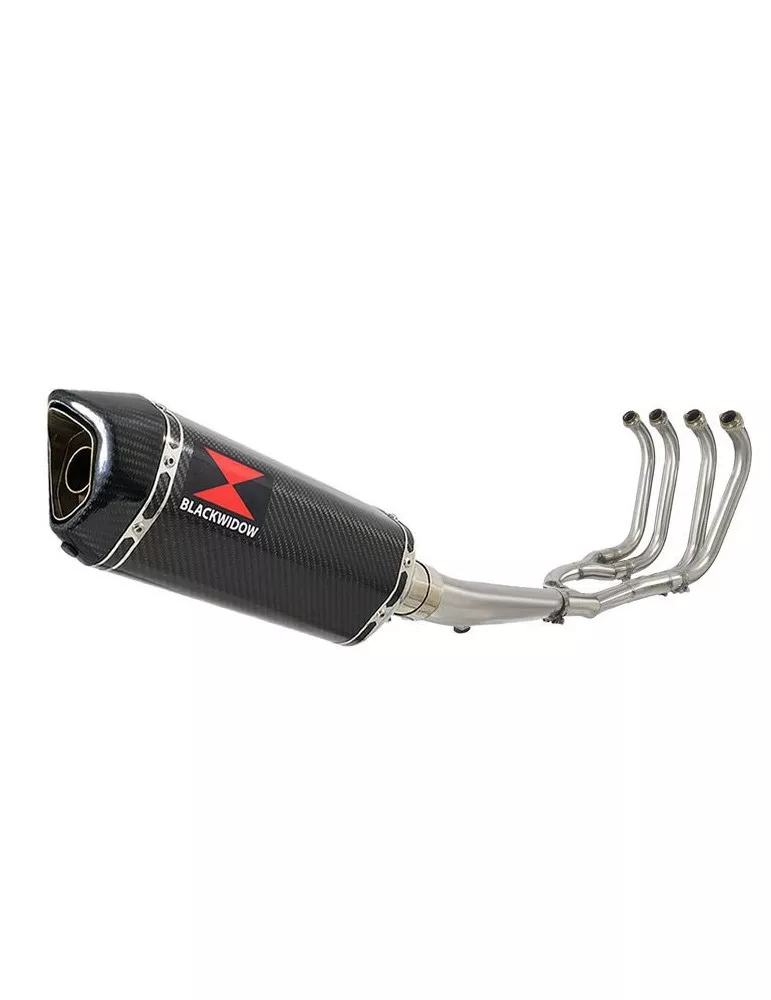 GSX1400 GSX 1400 4-1 Ligne complète & Silencieux Hexagonale En Carbone 300mm