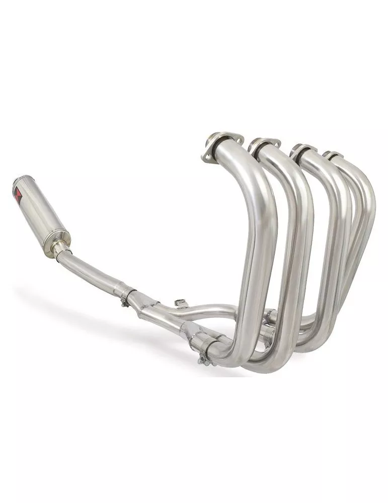 GSX1400 GSX 1400 4-1 Ligne complète & Silencieux Ovale En Inox 400mm