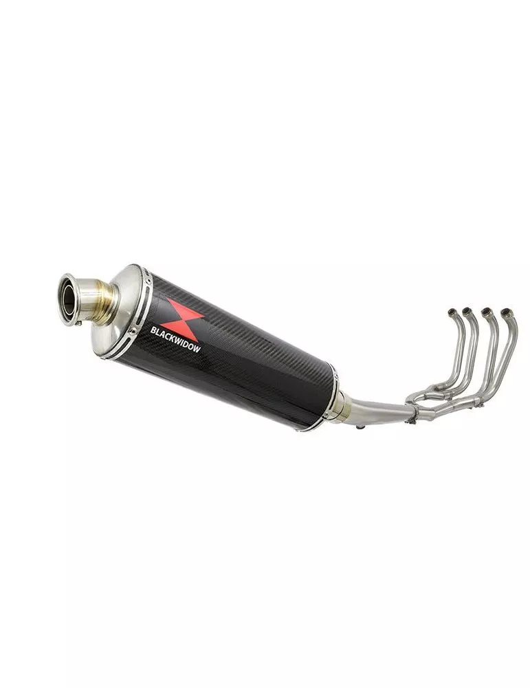 GSX1400 GSX 1400 4-1 Ligne complète & Silencieux Ovale En Carbone 400mm