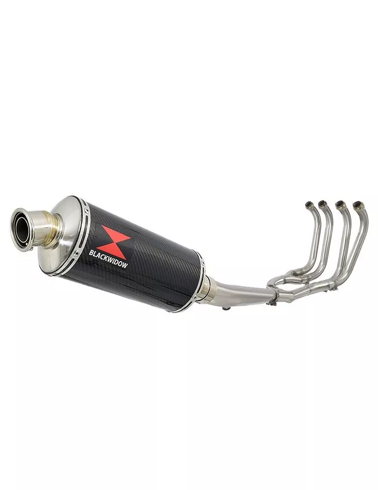 GSX1400 GSX 1400 4-1 Ligne complète & Silencieux Ovale En Carbone 300mm