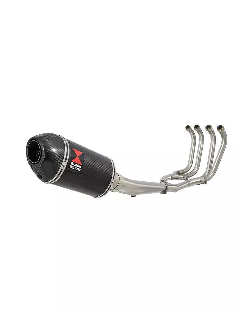 GSX1400 GSX 1400 4-1 Ligne complète & Silencieux Ovale En Carbone 200mm