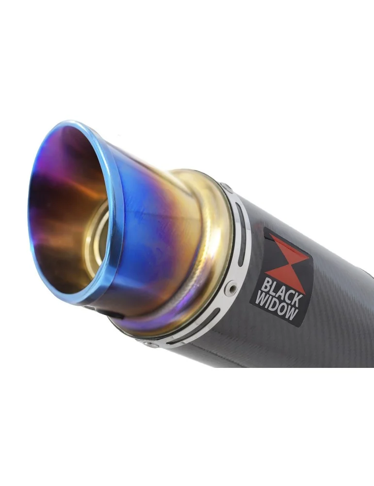 GSX1200 INAZUMA Performance Race Exhaust En Carbone GP Rond Silencieux & canule Anodisé 230mm