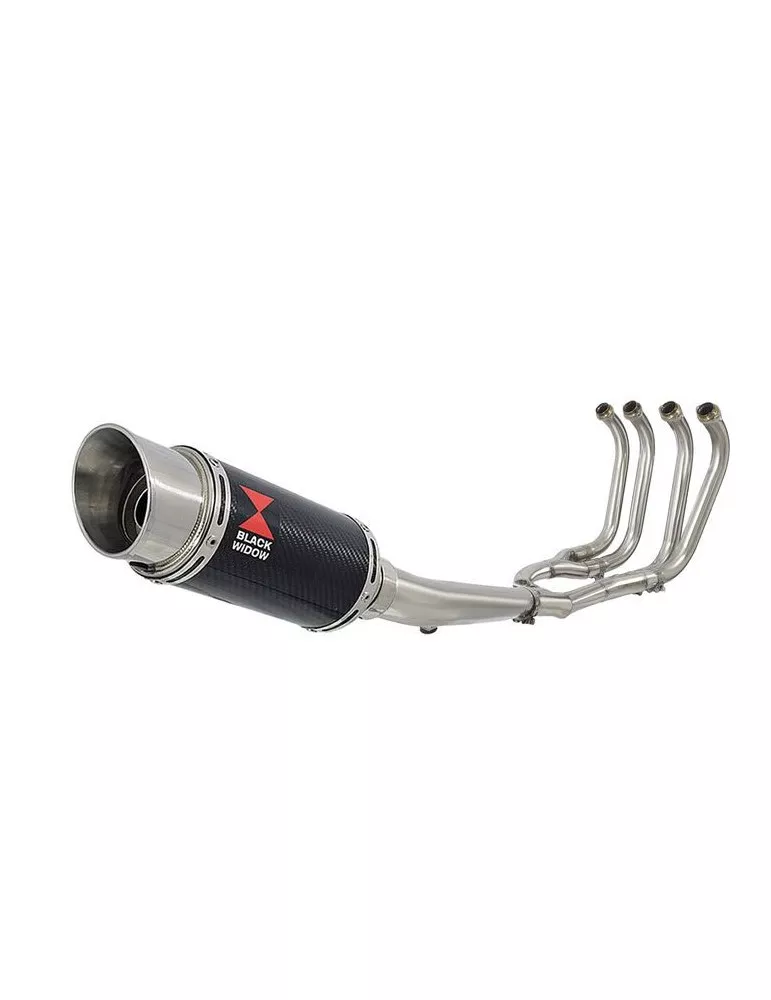 GSX1400 GSX 1400 4-1 Ligne complète & Silencieux Rond En Carbone 200mm