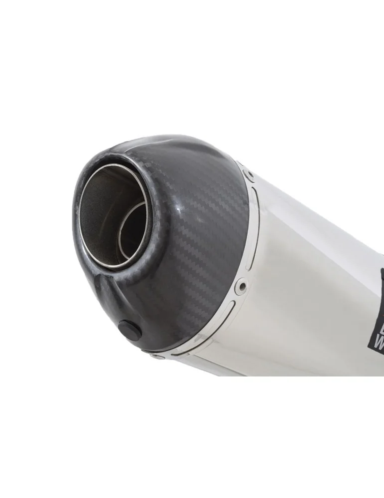 GSX1200 INAZUMA Performance Race Exhaust Stainless Ovale Silencieux & Carbon Tip 200mm