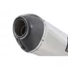 GSX1200 INAZUMA Performance Race Exhaust Stainless Ovale Silencieux & Carbon Tip 200mm
