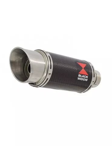 GSX 750 Inazuma Tube de raccord et Silencieux Rond En Carbone 200mm