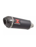 GSX750F GSX 750 F 1998-2006 4-1 Ligne complète & Silencieux Ovale Noir En Inox + Canule En Carbone 300mm