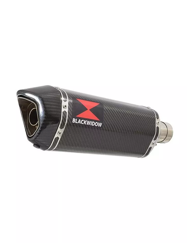 GSXF750 GSX750F 1998-2006 Tube de raccord et Silencieux Hexagonale En Carbone 300mm