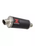 GSXF750 GSX750F 1998-2006 Tube de raccord et Silencieux Ovale Noir En Inox 300mm