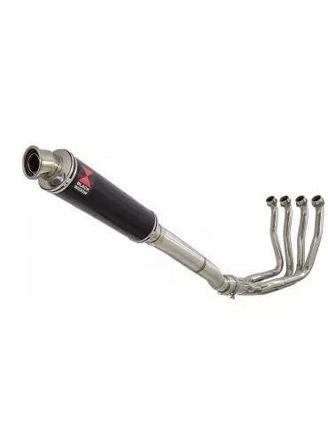 Yamaha YZF R1 98-01 Ligne complète & Silencieux Rond Noir En Inox 350mm