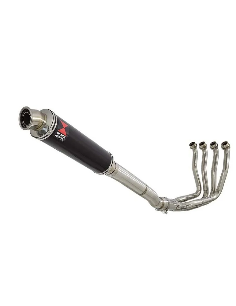 Yamaha YZF R1 98-01 Ligne complète & Silencieux Rond Noir En Inox 350mm