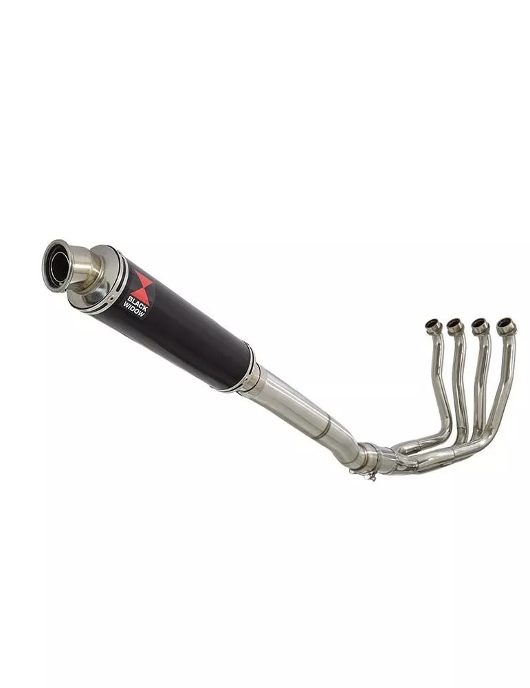Yamaha YZF R1 98-01 Ligne complète & Silencieux Rond Noir En Inox 350mm