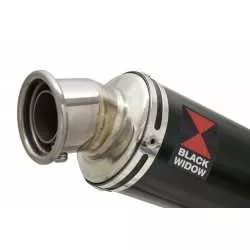 Yamaha YZF R1 98-01 Ligne complète & Silencieux Rond Noir En Inox 350mm