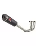 Yamaha YZF R1 98-01 Ligne complète & Silencieux Ovale Noir En Inox + Canule en Carbone 300mm