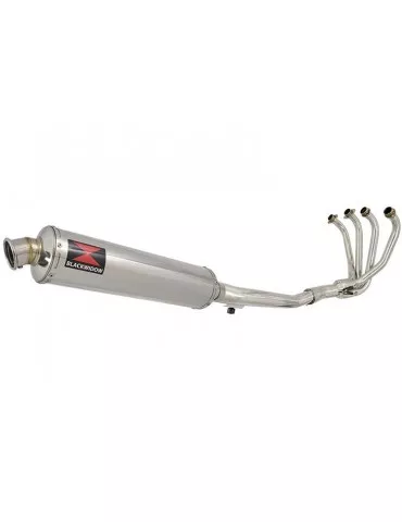 GSF600 Bandit 1995-2004 Refroidissement à Huile / Ligne complète & Silencieux Ovale En Inox 400mm