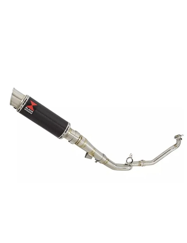 Collecteur + Décatalyseur + Silencieux Gp Carbone 230mm