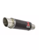 GSF650 Bandit 2005-2006 K5 K6 Tube de raccord et Silencieux GP Rond En Carbone 230mm