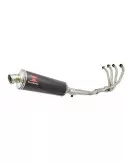 GSF650 Bandit 2005-2006 K5 K6 Ligne complète & Silencieux Ovale En Carbone 400mm