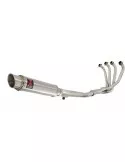 GSF650 Bandit 2005-2006 K5 K6 Ligne complète & Silencieux Rond GP Style En Inox 350mm