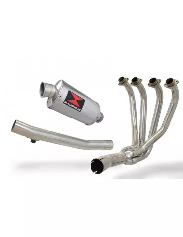 GSF 600 GSF600 Bandit 1995-2004 Refroidissement à Huile / Ligne complète & Silencieux Ovale En Inox 230mm