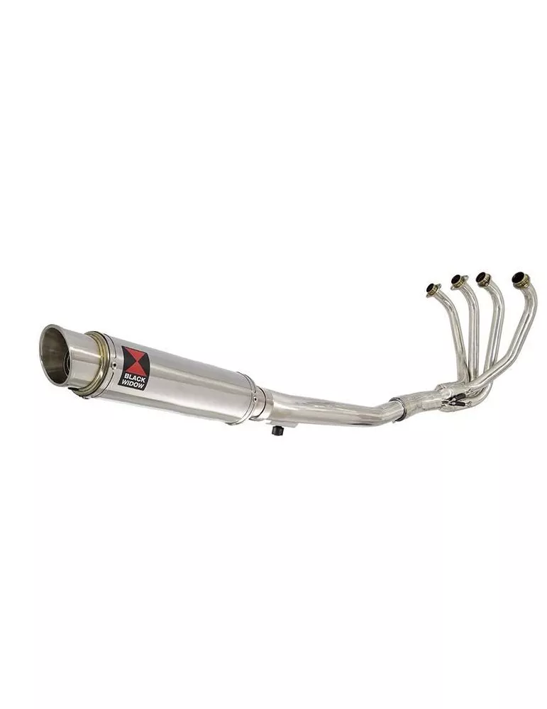 GSF 600 GSF600 Bandit 1995-2004 Refroidissement à Huile / Ligne complète & Silencieux Rond GP Style En Inox 350mm