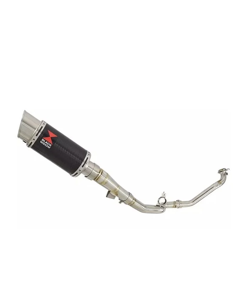 Collecteur + Décatalyseur + Silencieux Gp Carbone 200mm 