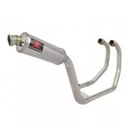 KAWASAKI KLE 500 KLE500 Ligne complète & Silencieux Rond En Inox 300mm