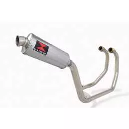 KAWASAKI KLE 500 KLE500 Ligne complète & Silencieux Ovale En Inox 300mm