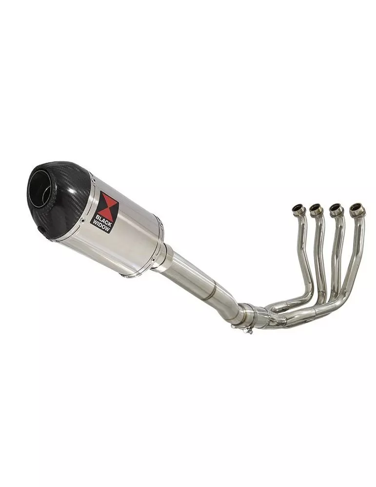 Yamaha YZF R1 98-01 Ligne complète & Silencieux Ovale En Inox + Canule En Carbone 200mm