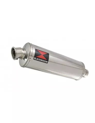 SV650 1998-2002 tube de raccord et Silencieux Ovale en Inox 400mm
