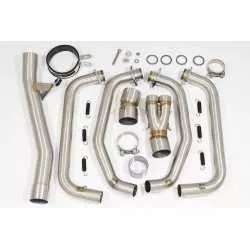 GSF650 Bandit 2005-2006 K5 K6 Oil Cooled Performance Race Exhaust Stainless Rond Silencieux 400mm