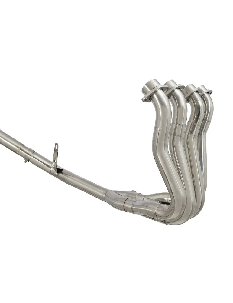GSX-S 1000 F Décatalyseur Race Ligne complètes + Ovale Silencieux En Inox + Carbon Tip 400mm