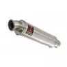 SV650 1998-2002 Tube de raccord et Silencieux Rond en Inox 300mm