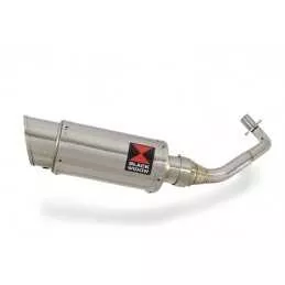Vespa ET4 125 1996 - 2005 exhaust system with 200mm round stainless steel silencer