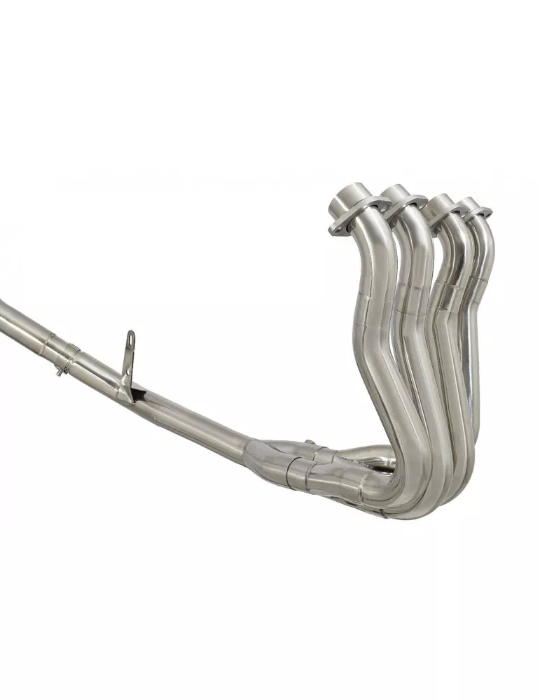 GSX-S 1000 F Décatalyseur Race Ligne complètes + Ovale Silencieux En Inox 400mm