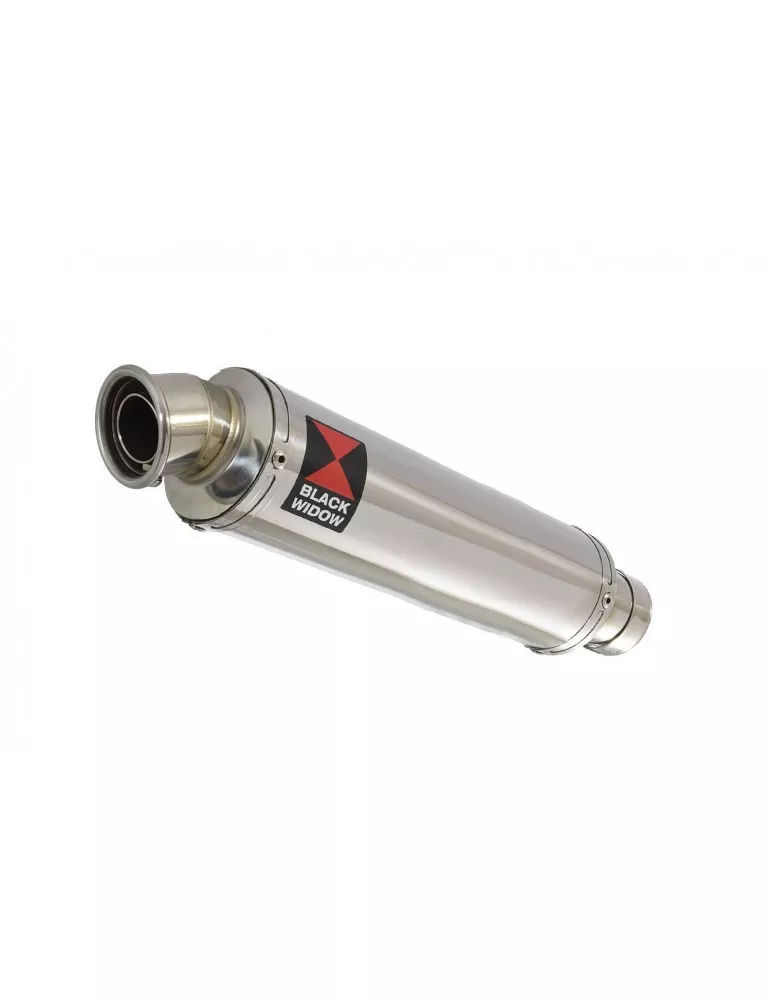 GSX-S 1000 F Silencieux Kit + Silencieux Rond en Inox 350mm