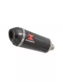 GSX-S 1000 F Silencieux Kit + Silencieux Ovale En Carbone 300mm