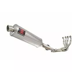 GSXR 1000 L2-L6 2012-2016 Decata Ligne complète + Silencieux Ovale en Inox 400mm