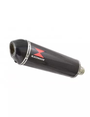 GSXR1000 L2 L3 L4 L5 L6 2012 - 2016 Tube de raccord et Silencieux Ovale En Carbone 400mm
