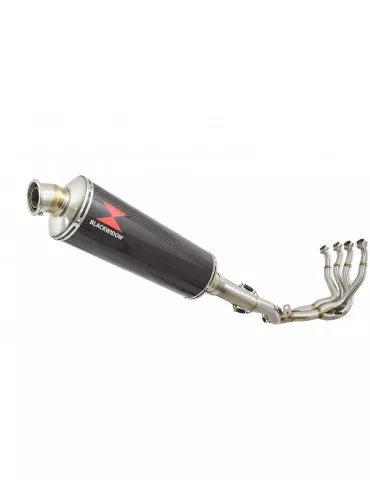 GSXR 1000 L2-L6 2012-2016 Decata Ligne complète + Silencieux Ovale En Carbone 400mm