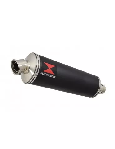 GSXR1000 L2 L3 L4 L5 L6 2012 - 2016 Tube de raccord et Silencieux Ovale Noir En Inox 400mm