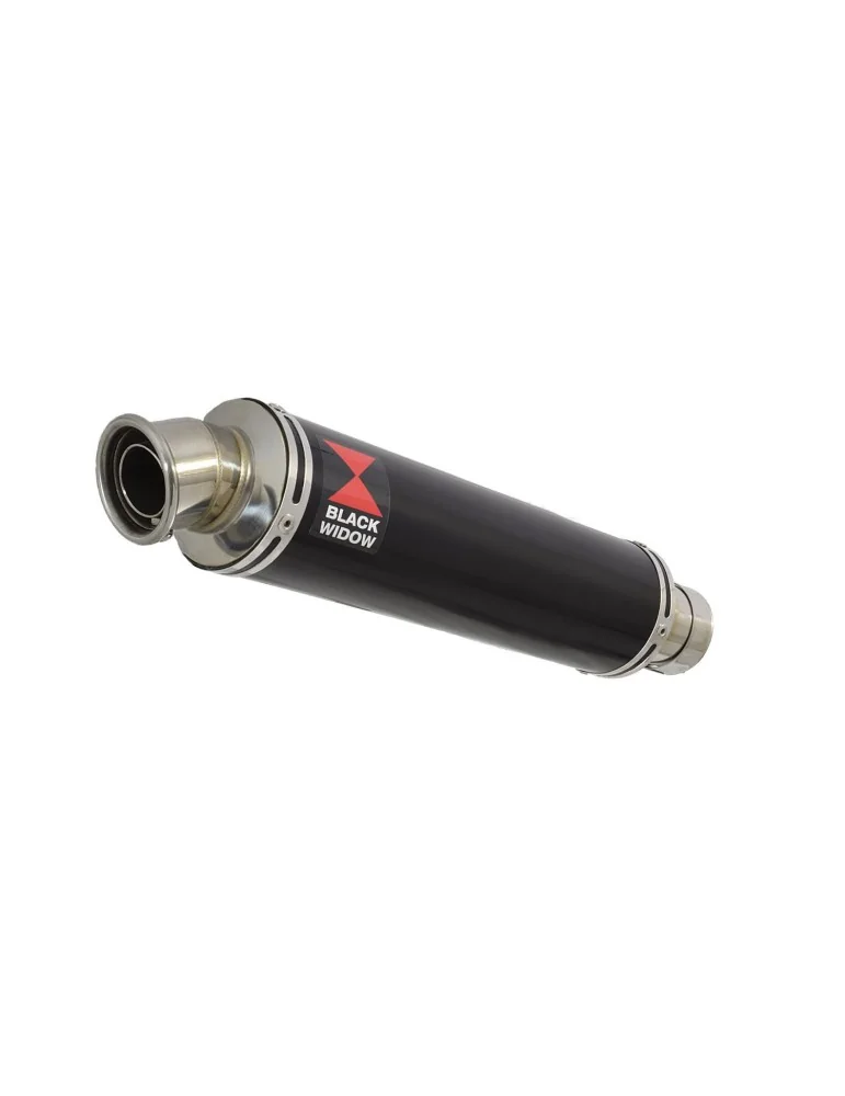 GSXR1000 L2 L3 L4 L5 L6 2012 - 2016 Tube de raccord et Silencieux Rond Noir En Inox 350mm
