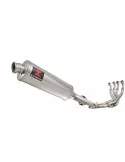 GSXR 1000 K9 L0 L1 09 10 11 4-1 Décatalyseur Ligne complète / Silencieux Ovale En Inox 400mm