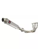 GSXR 1000 K9 L0 L1 09 10 11 4-1 Décatalyseur Ligne complète / Silencieux Rond En Inox 350mm