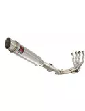 GSXR 1000 K9 L0 L1 09 10 11 4-1 Décatalyseur Ligne complète / Silencieux GP Rond En Inox 350mm