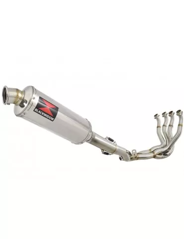 GSXR 1000 K9 L0 L1 09 10 11 4-1 Décatalyseur Ligne complète / Silencieux Rond En Inox 300mm