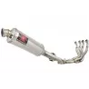 GSXR 1000 K9 L0 L1 09 10 11 4-1 Décatalyseur Ligne complète / Silencieux Rond En Inox 300mm